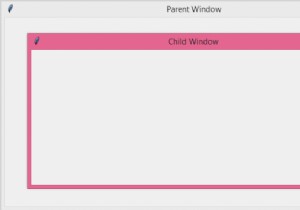 टिंकर में मुख्य विंडो के सामने एक टॉपलेवल विंडो कैसे लगाएं? 