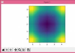 Matplotlib में z =f(x, y) के लिए एक चिकनी 2D रंग प्लॉट कैसे प्लॉट करें? 