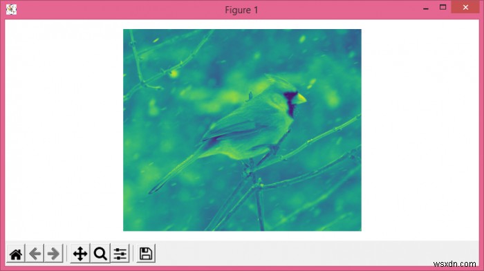 Matplotlib में एक छवि प्लॉट में छद्म रंग योजनाओं को कैसे लागू करें? 