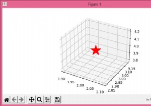 Matplotlib में 3D कुल्हाड़ियों पर एक बिंदु कैसे प्लॉट करें? 