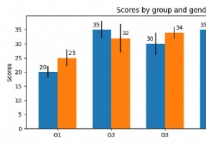 Matplotlib में एकाधिक लेबल वाले बार चार्ट को कैसे प्लॉट करें? 