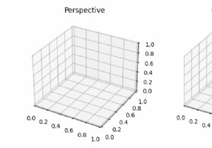 Matplotlib में ऑर्थोग्राफ़िक और परिप्रेक्ष्य प्रक्षेपण में अंतर करें 