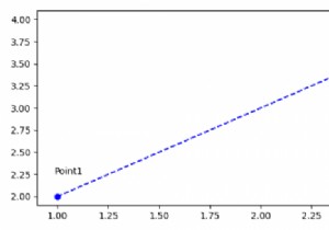 आप Matplotlib में दो बिंदुओं के बीच रेखा खंड कैसे बनाते हैं? 