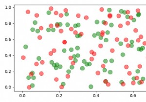 Matplotlib स्कैटरप्लॉट्स को एक समूह के रूप में पारदर्शी कैसे बनाया जाए? 