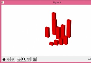 Matplotlib में कुल्हाड़ियों के बिना प्लॉट 3D बार 