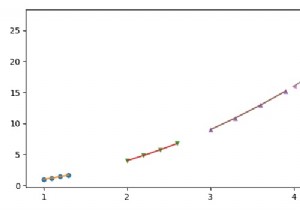Matplotlib प्लॉट लूप में मार्करों और रेखाओं के लिए समान रंग कैसे सेट करें? 