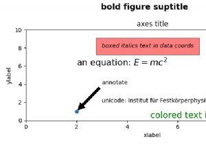 Matplotlib में प्रत्येक सबप्लॉट के लिए घूर्णन अक्ष पाठ 