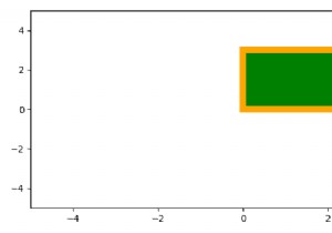 मैं Matplotlib में आयत में रंग कैसे सेट करूं? 