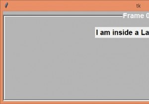 पायथन टिंकर में लेबलफ्रेम के लिए शैली सेट करें 