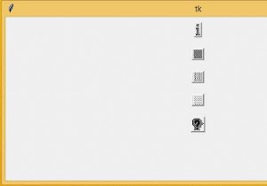 टिंकर में बटन में बिटमैप छवियों का उपयोग कैसे करें? 