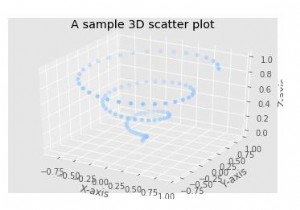 पायथन का उपयोग करके त्रि-आयामी स्कैटर प्लॉट बनाने के लिए Matplotlib का उपयोग कैसे किया जा सकता है? 