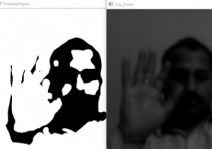 पायथन में वेबकैम मोशन डिटेक्टर प्रोग्राम? 