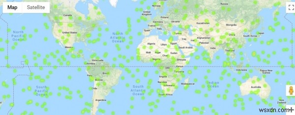 पायथन में gmplot पैकेज का उपयोग करके Google मानचित्र को प्लॉट करना? 