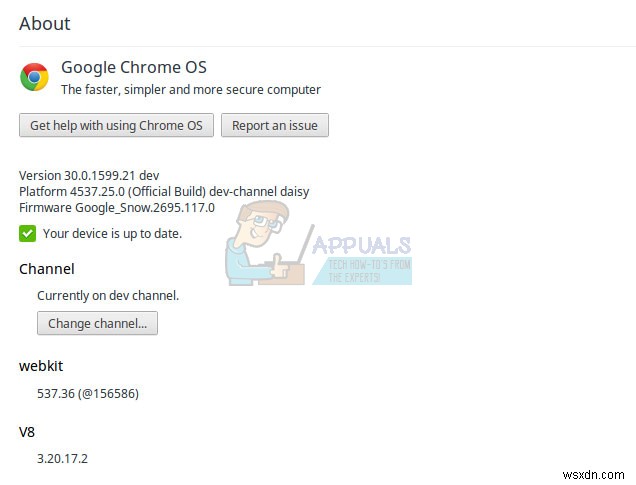 Chrome OS के रिलीज़ होने से पहले नवीनतम अपडेट कैसे प्राप्त करें 