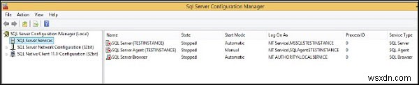 MS SQL Server में सेवाएँ कैसे शुरू और बंद करें? 