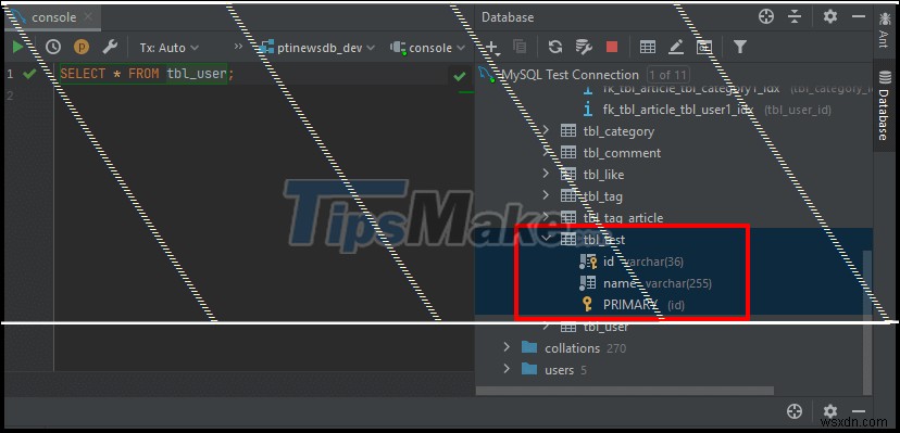 IntelliJ में MySQL सर्वर से कैसे कनेक्ट करें, इस पर निर्देश 