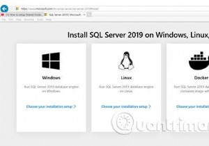 SQL सर्वर 2019 स्थापित करने के निर्देश 