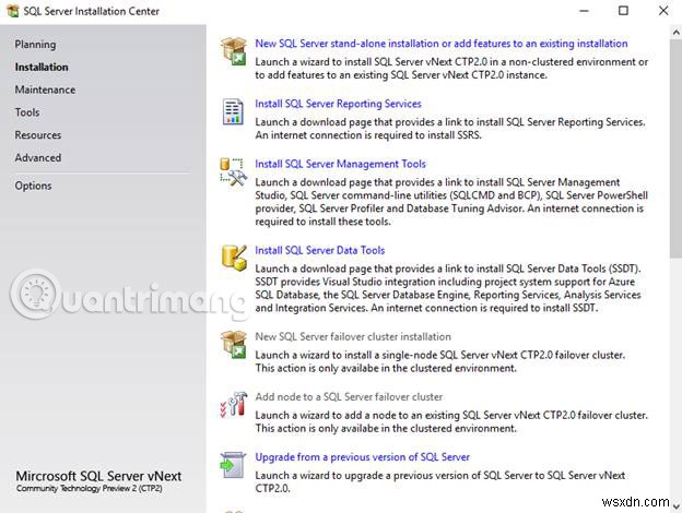 SQL सर्वर 2019 स्थापित करने के निर्देश 