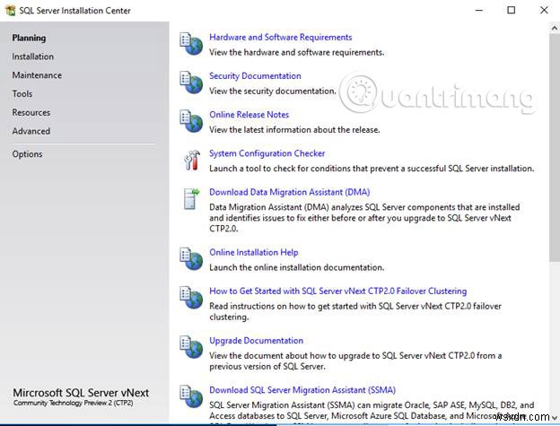 SQL सर्वर 2019 स्थापित करने के निर्देश 