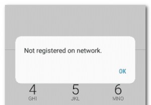 Android पर  नेटवर्क पर पंजीकृत नहीं  त्रुटि को कैसे ठीक करें