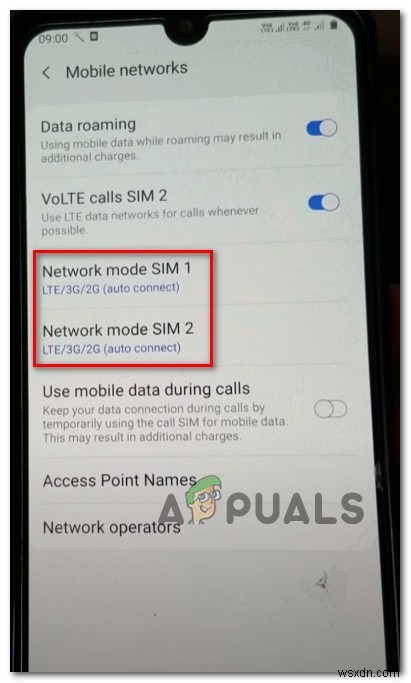 Android पर  नेटवर्क पर पंजीकृत नहीं  त्रुटि को कैसे ठीक करें