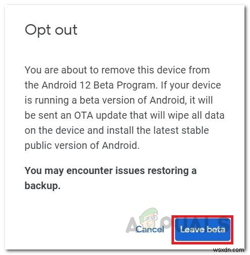 Android 12 सार्वजनिक बीटा से Android 11 में डाउनग्रेड कैसे करें