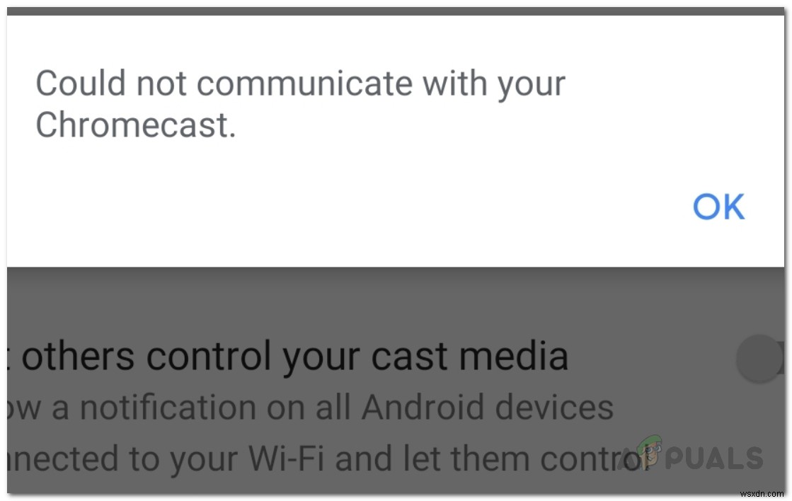 त्रुटि को कैसे ठीक करें Android पर आपके Chromecast के साथ संचार नहीं कर सका? 