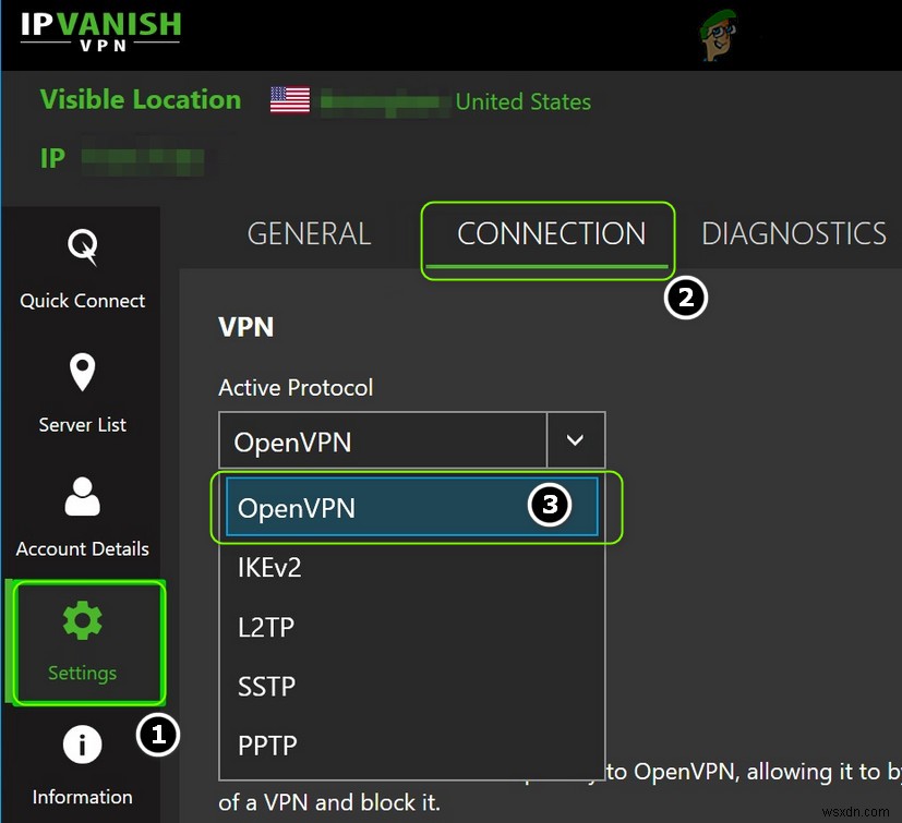 फिक्स:IPVanish VPN से कनेक्ट नहीं हो रहा है 