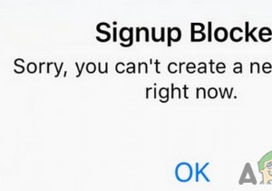 फिक्स:Instagram साइन अप त्रुटि 