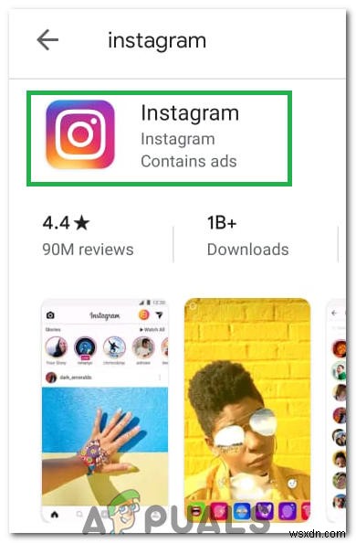 ठीक करें:Instagram पर अज्ञात नेटवर्क त्रुटि