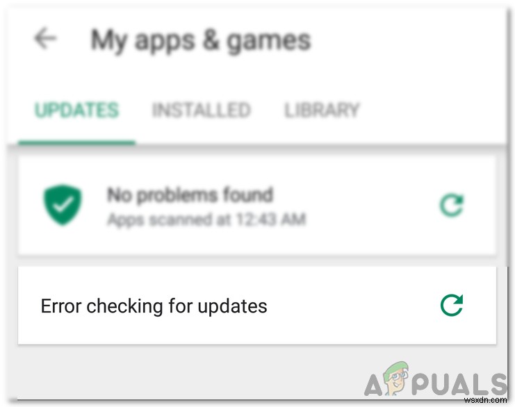 Google Play Store पर  अपडेट के लिए त्रुटि जांच  त्रुटि को कैसे ठीक करें?