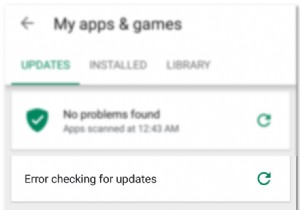 Google Play Store पर  अपडेट के लिए त्रुटि जांच  त्रुटि को कैसे ठीक करें?