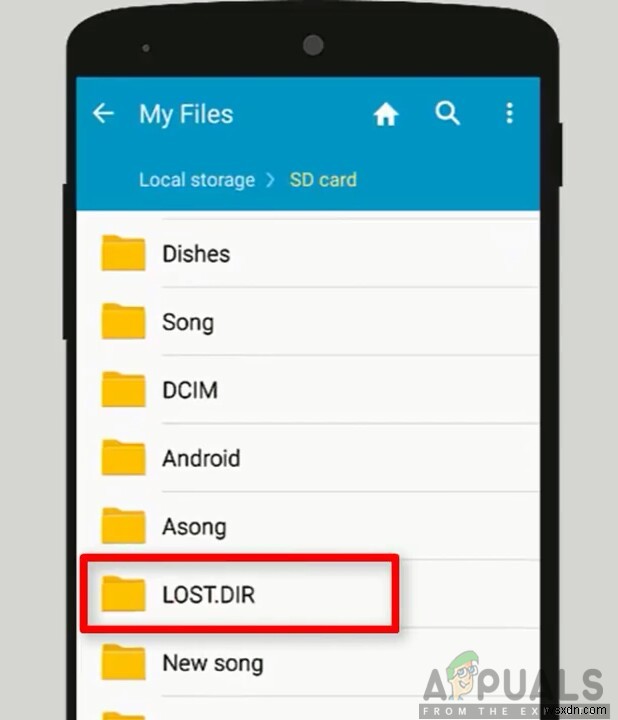 Android डिवाइस में LOST.DIR फोल्डर क्या है? 