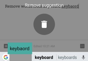 एंड्रॉइड में कीबोर्ड से सीखे गए शब्दों को कैसे साफ़ करें 
