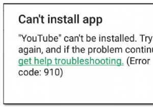 फिक्स:Google Play पर त्रुटि 910  ऐप इंस्टॉल नहीं कर सकता  