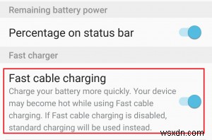 फिक्स:फास्ट चार्जिंग काम नहीं कर रही है 