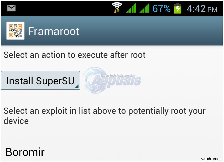 Framaroot APK (एक क्लिक) का उपयोग करके रूट कैसे करें