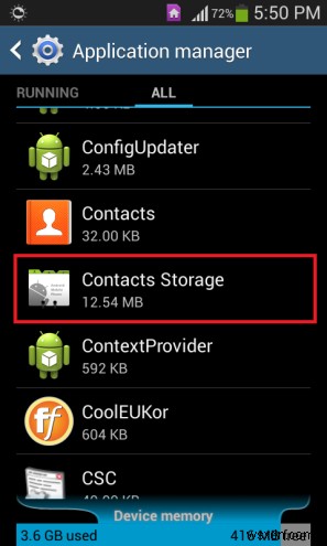 फिक्स:android.process.acore बंद हो गया है 