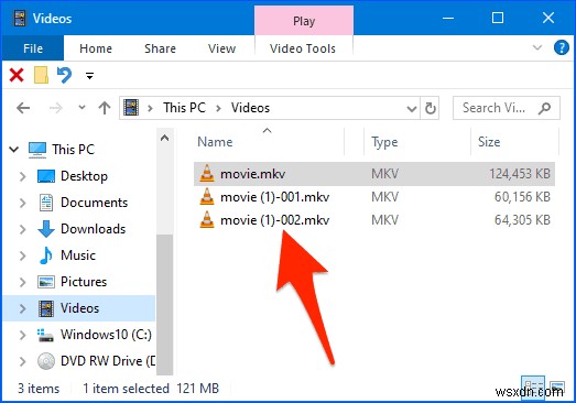 MKV फ़ाइल को कैसे विभाजित करें 
