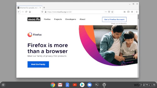 Chromebook पर Linux के लिए Firefox कैसे स्थापित करें 