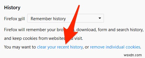 फ़ायरफ़ॉक्स कैशे, इतिहास और कुकीज़ को कैसे साफ़ करें
