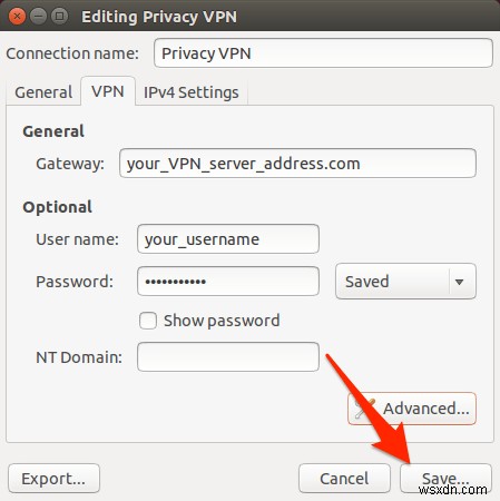 Ubuntu 14.04.2 (और पिछले संस्करण) में VPN कैसे सेट करें