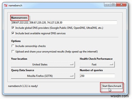 Namebench के साथ एक तेज़ DNS सेवा कैसे खोजें