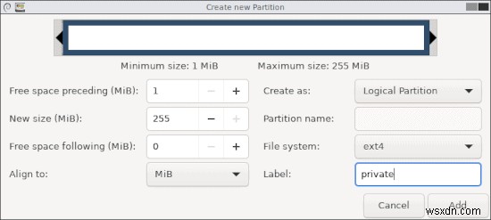 GParted का उपयोग करके नए लिनक्स विभाजन का आकार कैसे बदलें और बनाएं 