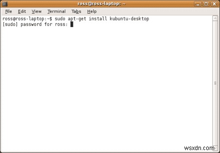KDE को Ubuntu Eee 8.04.1 में कैसे जोड़ें