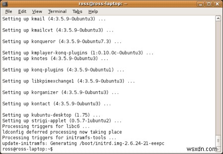 KDE को Ubuntu Eee 8.04.1 में कैसे जोड़ें