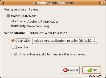उबंटू में Adobe AIR कैसे स्थापित करें