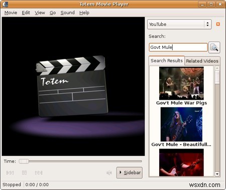 Ubuntu Media Player में YouTube वीडियो कैसे देखें