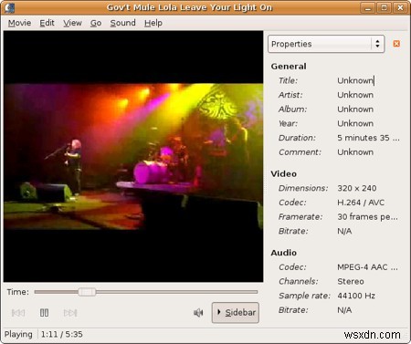 Ubuntu Media Player में YouTube वीडियो कैसे देखें