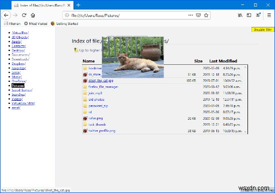 फ़ायरफ़ॉक्स टैब के माध्यम से फ़ाइलों और फ़ोल्डरों तक कैसे पहुँचें 